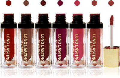

Seven Cosmetics Makeup Hd Long Lasting Liquid Matte Lipstick set of 6 Fashion Color(multicolor 6)