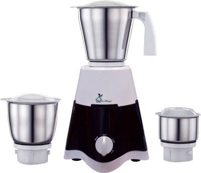 

Green Home OCTOPUS 3 JAR 500 W Mixer Grinder(Black, White, 3 Jars)