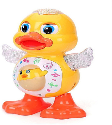 

MAGNIFICO Dancing Duck Toy with Real Dancing Action & Music Flashing Lights, Multi Color(Multicolor)