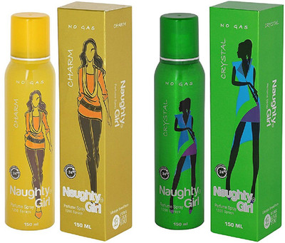

Naughty Girl CHARM, CRYSTAL Eau de Parfum - 150 ml(For Women)