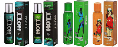 

Hott AQUA, CALYPSO and Naughty Girl CRYSTAL, TOUCH Perfume - 150 ml(For Men & Women)