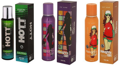 

Hott CALYPSO, SUMMER and Naughty Girl TOUCH Perfume - 150 ml(For Men & Women)