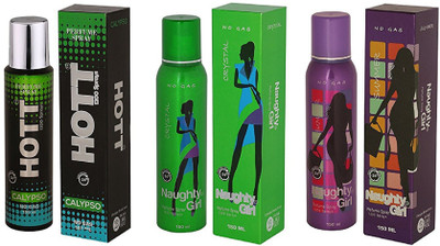 

Hott CALYPSO, CRYSTAL and Naughty Girl SUMMER Perfume - 150 ml(For Men & Women)