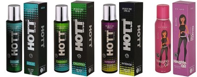 

Hott AQUA, CALYPSO, INTENSE and Naughty Girl ECHO Perfume - 150 ml(For Men & Women)