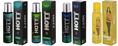 

Hott AQUA, CALYPSO, SPORT and Naughty Girl CHARM Perfume - 150 ml(For Men & Women)