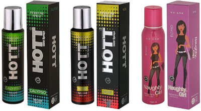 

Hott CALYPSO, NOIR and Naughty Girl ECHO Perfume - 150 ml(For Men & Women)