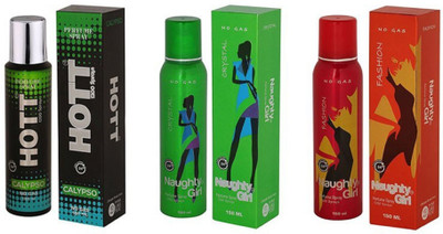 

Hott CALYPSO, CRYSTAL and Naughty Girl FASHION Perfume - 150 ml(For Men & Women)