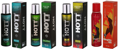

Hott AQUA, CALYPSO, NOIR and Naughty Girl FASHION Perfume - 150 ml(For Men & Women)