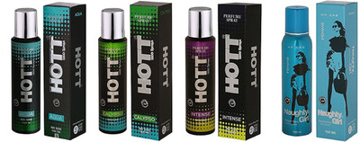 

Hott AQUA, CALYPSO, INTENSE Naughty Girl FEMME Perfume - 150 ml(For Men & Women)