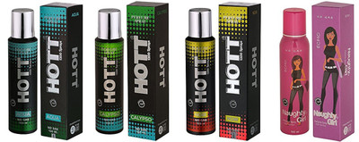 

Hott AQUA, CALYPSO, NOIR and Naughty Girl ECHO Perfume - 150 ml(For Men & Women)