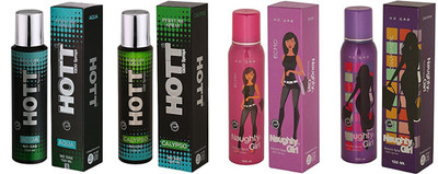 

Hott AQUA, CALYPSO and Naughty Girl ECHO, SUMMER Perfume - 150 ml(For Men & Women)