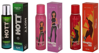 

Hott CALYPSO and Naughty Girl ECHO, FASHION Perfume - 150 ml(For Men & Women)