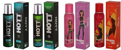 

Hott AQUA, CALYPSO and Naughty Girl ECHO, FASHION Perfume - 150 ml(For Men & Women)