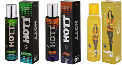 

Hott CALYPSO, MUSK and Naughty Girl CHARM Perfume - 150 ml(For Men & Women)
