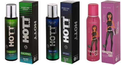 

Hott CALYPSO, SPORT and Naughty Girl ECHO Perfume - 150 ml(For Men & Women)