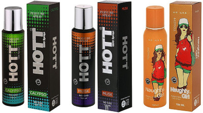 

Hott CALYPSO, MUSK and Naughty Girl TOUCH Perfume - 150 ml(For Men & Women)