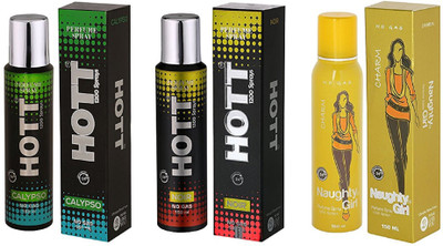 

Hott CALYPSO, NOIR and Naughty Girl CHARM Perfume - 150 ml(For Men & Women)
