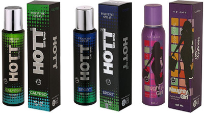 

Hott CALYPSO, SPORT and Naughty Girl SUMMER Perfume - 150 ml(For Men & Women)