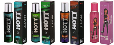 

Hott AQUA, CALYPSO, MUSK and Naughty Girl ECHO Perfume - 150 ml(For Men & Women)