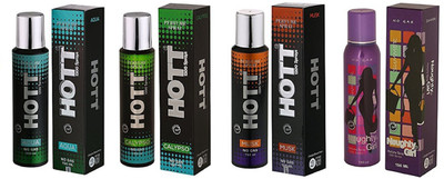 

Hott AQUA, CALYPSO, MUSK and Naughty Girl SUMMER Perfume - 150 ml(For Men & Women)