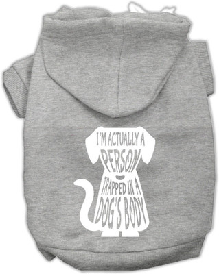 Mirage Pet Products Hoodie for Dog(Grey
