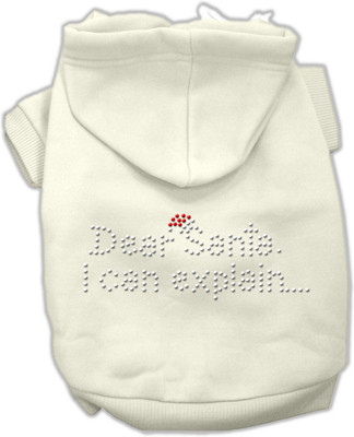 

Mirage Pet Products Hoodie for Dog(Cream, White
