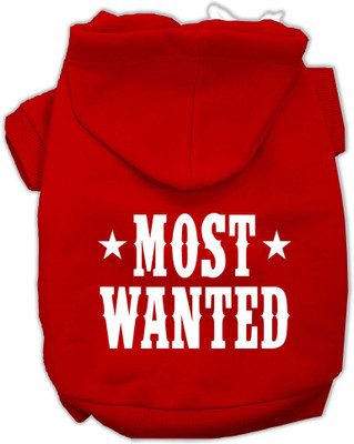 Mirage Pet Products Hoodie for Dog(Red