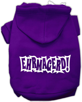 Mirage Pet Products Hoodie for Dog(Purple