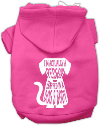 Mirage Pet Products Hoodie for Dog(Bright Pink