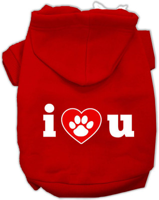 

Mirage Pet Products Hoodie for Dog(Red