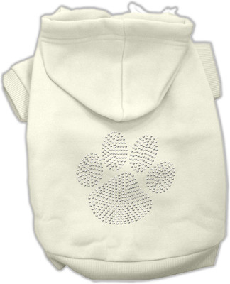 Mirage Pet Products Hoodie for Dog(Cream, White