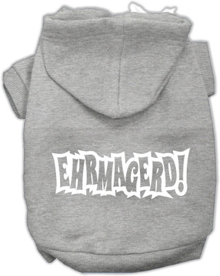 Mirage Pet Products Hoodie for Dog(Grey