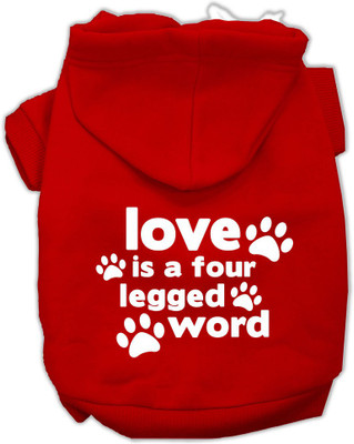 Mirage Pet Products Hoodie for Dog(Red