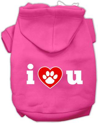

Mirage Pet Products Hoodie for Dog(Bright Pink