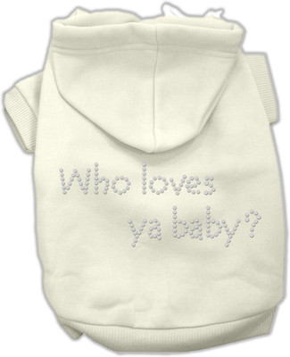 

Mirage Pet Products Hoodie for Dog(Cream, White