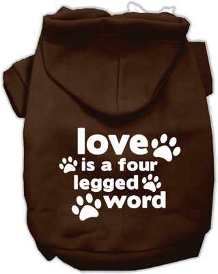 Mirage Pet Products Hoodie for Dog(Brown