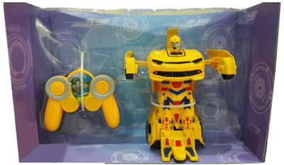 

Happiesta Robot to Car Converting Transformer Toy(Yellow)