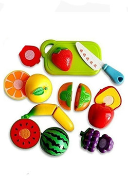 

SRI Plastics Multi Realistic Sliceable Fruits and Vegetables Cutting Play Toy