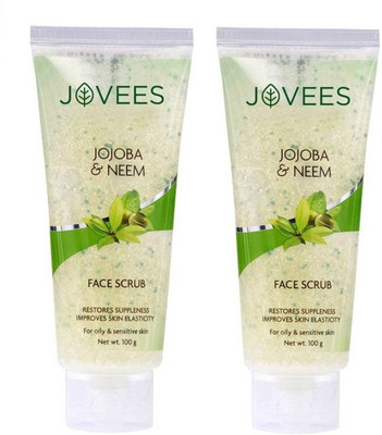 

Jovees Jojoba & Neem Face Scrub (Pack of 2) Scrub(200 g)