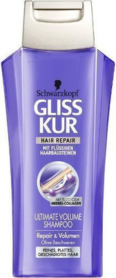 

Gliss Kur Ultimate Volume Shampoo With Liquid Sea Collagen Dual(250 ml)