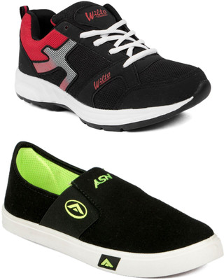 

Asian Walking Shoes,training Shoes,Gym Shoes,Casual Shoes,Loafers, Casuals For Men(Red, Black, Multicolor