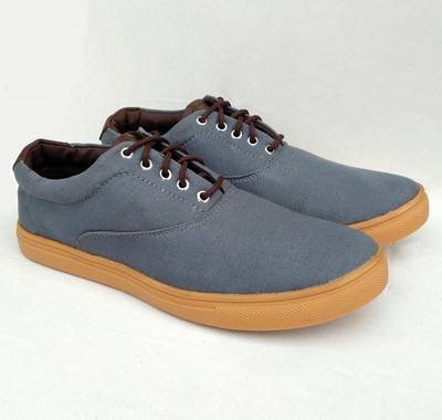 

Drabbet Canvas Shoes For Men(Grey, Dark grey