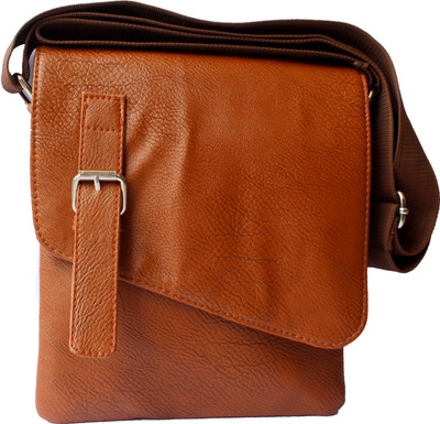 

JaisBoy Boys & Girls Formal Brown PU, Rexine Sling Bag