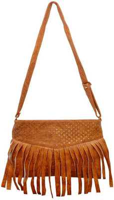 

Case Finder Girls Beige PU Sling Bag