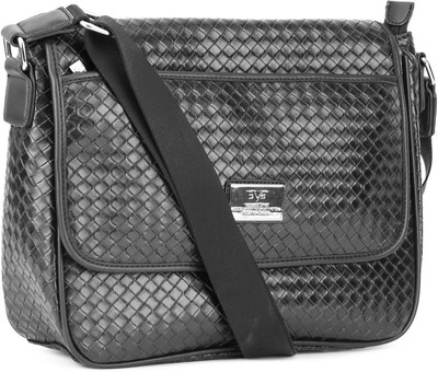

Versace 19.69 Italia Men & Women Black Genuine Leather Sling Bag