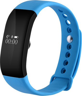 

owo V66 Blue Bluetooth Wristband with Heart Rate Monitor Sports Waterproof Smart Bracelet for Android IOS Smart Band Strap(Blue)