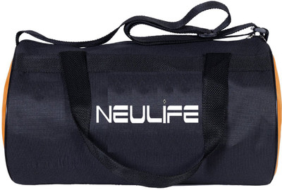 Neulife Sports gym bag(Black, Kit Bag)