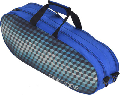 

One O One Canvas Collection Double Blue & Block - Racket Bag (badminton / tennis) Racket Bag (badminton / tennis)(Blue, Kit Bag)