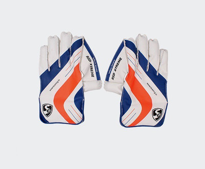 

SG RSD Xtreme Wicket Keeping Gloves (Men, White), Multicolor