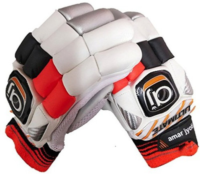 

aj Cricket Batting Gloves-Ultimate-Full Size Batting Gloves (Free Size, White)